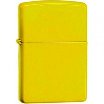 Zippo Lemon Matte Mechero, Metal, Amarillo, 3.5x1x5.5 cm