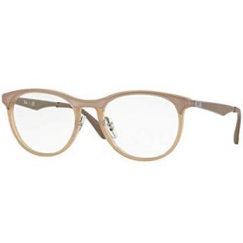 Ray-Ban 0Rx7116, Monturas de Gafas para Hombre, Transparente Beige, 53