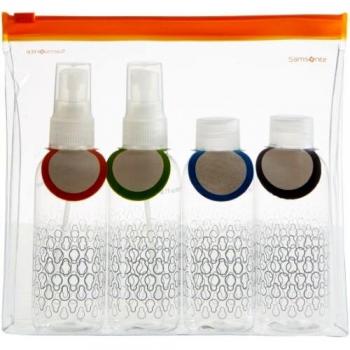 Samsonite Travel Accessor. V C-O Toiletry Bottle Set Bolsas de aseo, Transparente