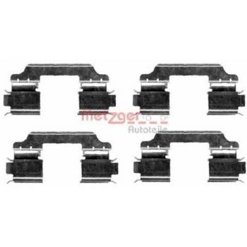 Kit de Accesorios para Pastillas de Frenos METZGER 109-1654 - Incluye pastillas de freno y componentes necesarios
