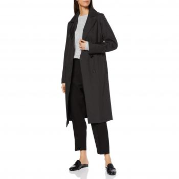 Filippa K Victoire Front Runner Coat Abrigo Impermeable, Negro
