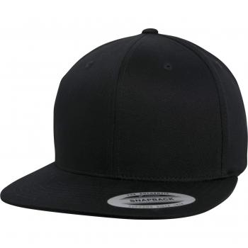 Flexfit Unisex Organic Cotton Black Snapback Cap