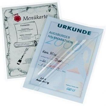 Folio de Laminado A4 125 micras - Pack de 100 Unidades Transparente