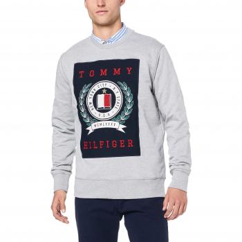 Tommy Hilfiger Basic Sweatpants, Pantalones de Deporte para Hombre, Gris