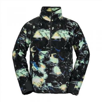 Chaqueta Volcom Polar Fleece Mock 1/2 Zip Negro