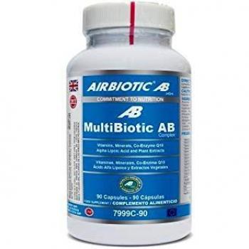 Airbiotic AB 7999C-90 - MultiBiotic AB Complex, Multinutrientes, Multivitaminas para el día a día, 90 cápsulas