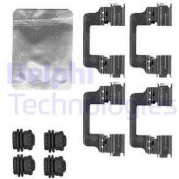Kit de reparación de pastillas de freno DELPHI LX0591