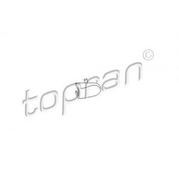 Tapa protectora manecilla puerta TOPRAN 108 868 para VW y SEAT