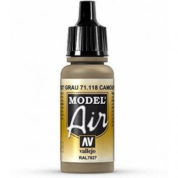 Vallejo Model Air Pintura acrílica, 17 ml, color camuflaje gris Ral7027