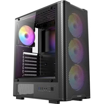 Caja Gaming ATX Antec VX-310 ARGB - Negro - 4 Ventiladores ARGB y Panel Templado
