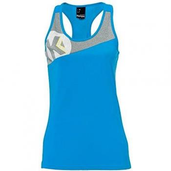 Kempa Core 2.0 Singlet Women Camiseta De Entrenamiento De Balonmano para Mujer, Azul/Gris Oscuro me, S