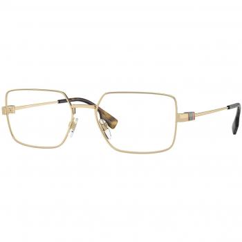 Burberry BE1380 1109 Men's Eyeglasses Gold Size 56 - Frame Only with Blue Light Block Available