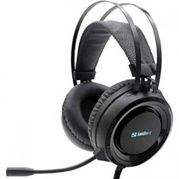 Sandberg Dominator 126-22 - Auriculares de Diadema para Videojuegos (Negro)