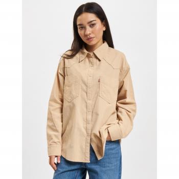 Levi's Camisa de Mujer de Manga Larga - 100% algodón, corte clásico, botones en el frente, puños con botón, diseño atemporal y versátil, ideal para uso diario