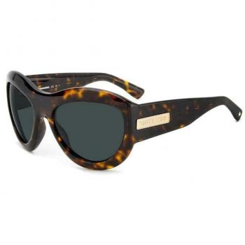DSQUARED2 D2 0072/S Oversized Havana Sunglasses for Men, 59mm