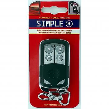 Superior Electronics SUPRF002-433,92 MHz Simple 4 El Mando Universal autoenseñante para Las Rejillas más Populares en una Carcasa aún más Atractiva.