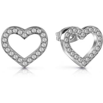 Guess Pendientes de botón Mujer chapado en plata - UBE28003