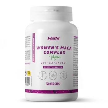 Maca Complex Especial Mujer - 120 Cápsulas Vegetales - Mezcla específica: Raíz de Maca morada + amarilla + negra - ALTA Concentración - con Vitaminas y Minerales | No-GMO, Vegano,