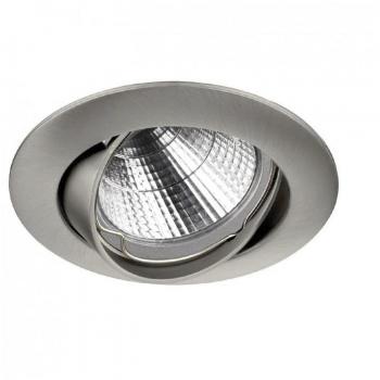 Aro empotrable redondo basculante NIX GU10 Níquel mate INDELUZ 780E-G42X1B-48
