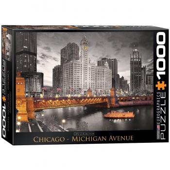 Chicago Michigan Avenue 1000-Piece Puzzle