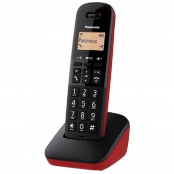 Teléfono inalámbrico DECT negro Panasonic KX-TGB610