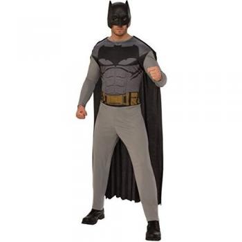 Disfraz de Batman Comic Licenciado Rápido y Fácil para Hombre en Gris y Negro