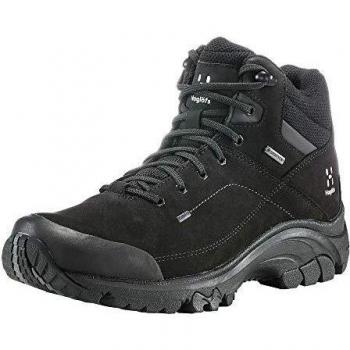 Haglöfs Ridge Mid GT, Botas de Senderismo Mujer, Negro