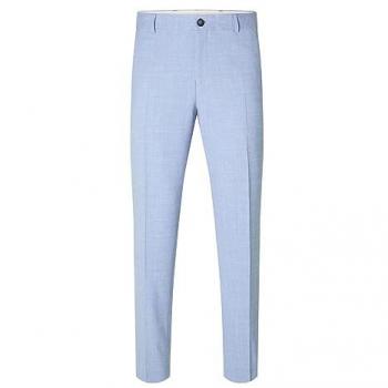 Selected Oasis Linen Slim Fit Suit Trousers