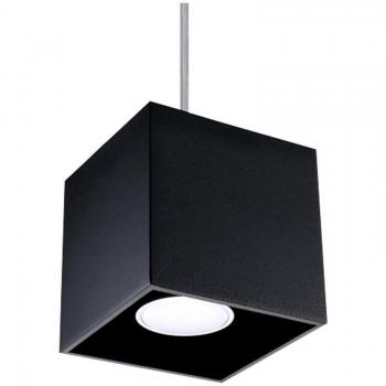 Lámpara de Techo Colgante QUAD 1 GU10 Aluminio Negro