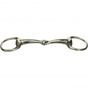 PFIFF - Bocado para caballos de hípica, tamaño 12,5 cm, color plateado