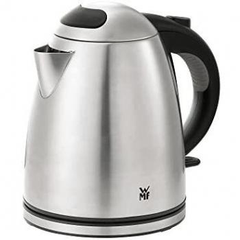 WMF Stelio Hervidor, 1,2 l, 2400 W, 1.2 litros, Acero Inoxidable, Cromargan Mate, Negro