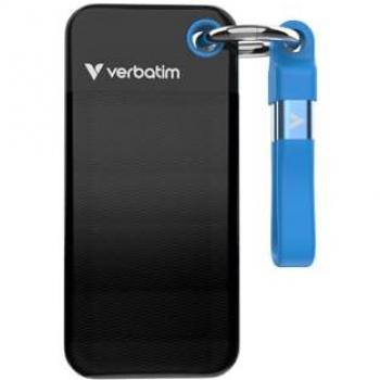 SSD Externo Verbatim Pocket 1TB USB 3.2 Gen 2 Negro/Azul