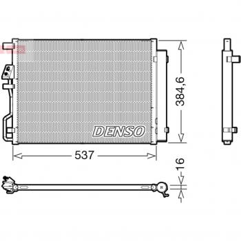 Condensador de aire acondicionado DENSO DCN41021