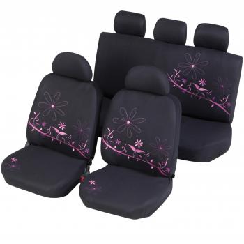 Unitec 73113 Lady Style Flower - Funda estampada para asiento de coche