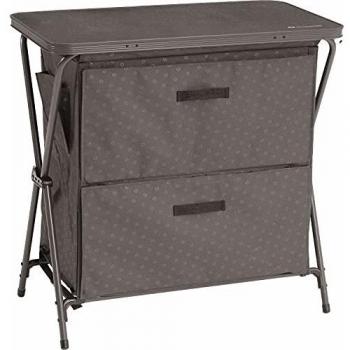 Armario de Camping Plegable Outwell Bahamas - 80x44x80 cm, color gris
