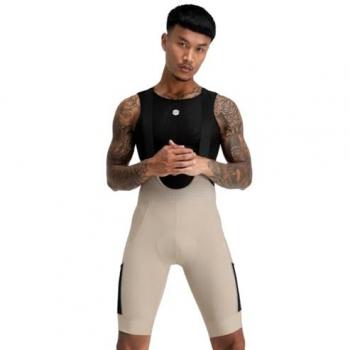 Culote Corto Gravel para Hombre Siroko Rocket Beige XXL