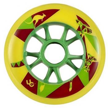 Powerslide Matter Repuesto rollo Undercover Wheel Kangaroo 100 mm – Bullet Radius Amarillo