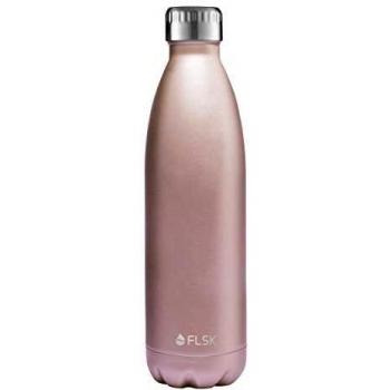 (rose, 750 ml) - FLSK Drinking Bottle Thermos Flask made of Stainless Steel insulating Vacuum Flask keeps 18 h hot, 24 h cold