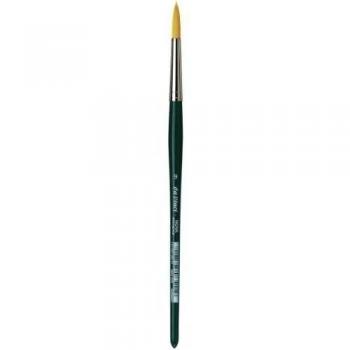 DA VINCI Nova Serie 122 Pincel Plano para Aficionados a la Pintura, Hecho de Pelo sintético, tamaño 0