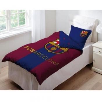 Ropa de cama original del FC Barcelona 140x200+65x65 cm, Öko Tex, algodón - nuevo