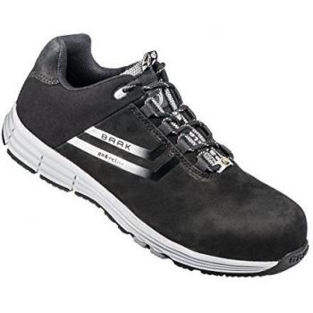 Zapatos de Seguridad BAAK Rob2 S3 ESD Go and Relax, Talla 39, Negro/Grey