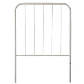 Cabecero de Forja Domi Blanco 105 cm - Hierro Tubo 30 mm, Altura Máxima 125 cm