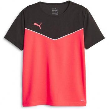 Camiseta Puma IndividualRISE para Niños Coral/Negro