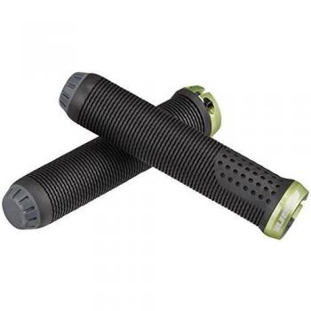 Spank Grips Spike 30 Asas montaña Unisex, Black/Green