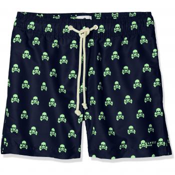 Scalpers Skull, Traje de baño para Niños, Azul