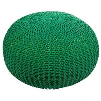 SantiagoPons Puff Trenzado Verde