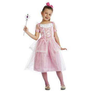 Kimokawaii Disfraz de Princesa Rosa Claro para niña