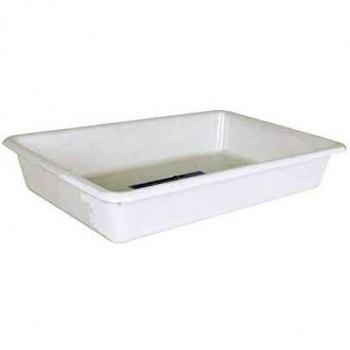 BigBuy Tools Cubeta, Blanco, 44 x 29 x 75 cm