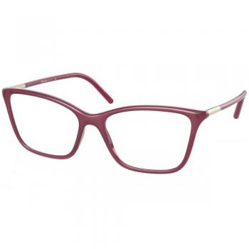 Prada PR 08WV 2BM1O1 Opal Bordeaux Cat Eye Women's Eyeglasses