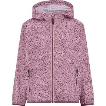 CMP Girls' Waterproof Hooded Jacket - Blush